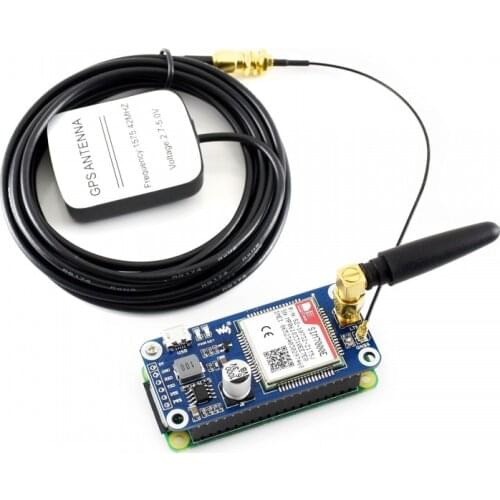 SIM7000E NB-IoT HAT for Raspberry Pi Supports eMTC EDGE GPRS GNSS FDD-LTE B3/B8/B20/B28 for Europe Australia Southeast Asia