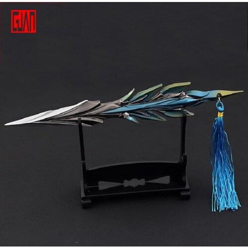 Alloy Weapon Model Cartoon Character Tang San Hidden Weapon Wind Silver Small Weapon Model Clear Sky Hammer Model Pendant