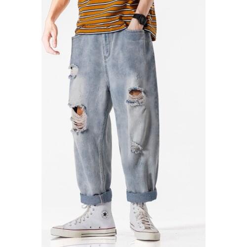 Рваные джинсы для мужчин Wxwhxnn China At AliExpress