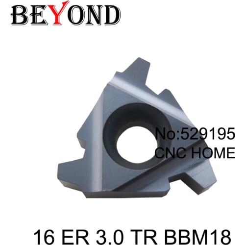 16 ER 3.0 TR BBM18,indexable Tungsten Carbide Threading Lathe Inserts For Threaded Lathe Holder,thread Turning Tool Holders