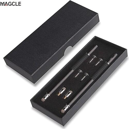 2pcs/set Multifunction Fine Point Round Thin Tip Touch Screen Pen Capacitive Stylus Pen For Smart Phone Tablet For Iphone Ipad