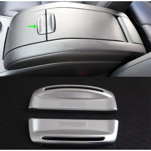 Car Accessories Interior Decoration ABS Rear Armrest Box Cover Decoration Trim For Toyota Highlander 2015 Car Styling