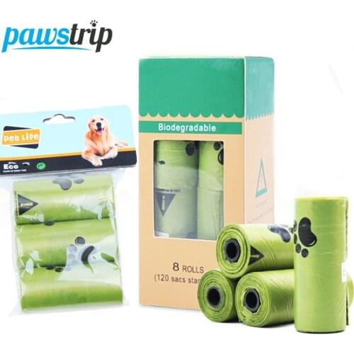 Biodegradable Dog Poop Bags Pet Dog Waste Bags Zero Waste Poop Bags Dog Cat Clean Up Refill Garbage bag For Dogs Accessories