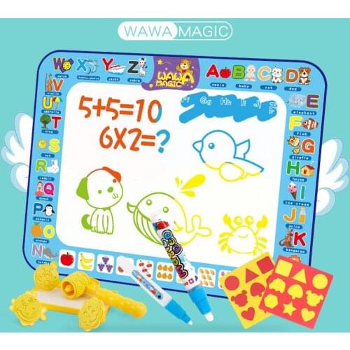Large Childrens Water Canvas Color Writing Graffiti Blanket Canvas Childrens Educational Early Toys