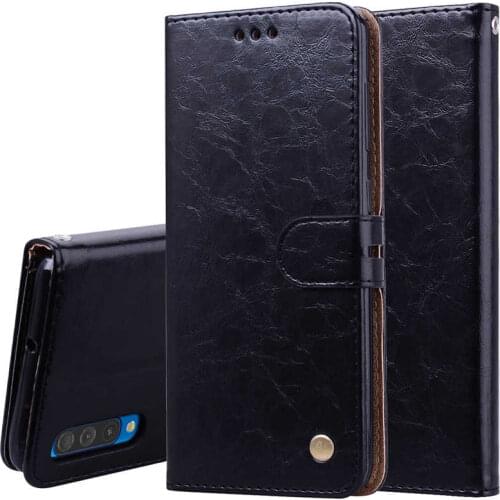 Flip Wallet Case For on Samsung Galaxy A50 Case Soft Silicone Back Cover For Samsung A50 A 50 2019 A505F SM-A505F phone case