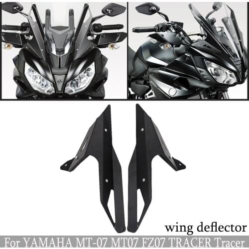 For YAMAHA MT-07 MT07 FZ07 FZ 07 TRACER Tracer 2017-2019 windshield wind deflectors front deflector fairing extension