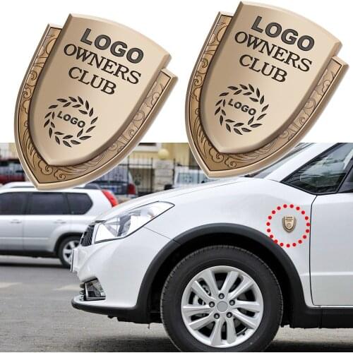 Car OWNERS CLUB Logo Emblem Body Sticker For Suzuki Vitara Jimny Swift Kizashi Baleno Celerio Sx4 Ignis SPresso Car Tuning
