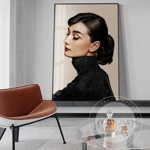 Fashion Wall Art Black White Underwater Woman Print Sexy Female Poster Canvas Art Beauty Wall Picture Painting Modern Home Decor