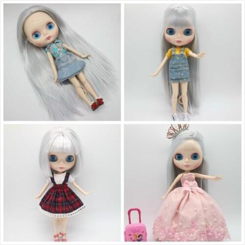 Nude Blyth Doll joint body Mixed hair fashion doll factory doll Suitable For DIY 07304