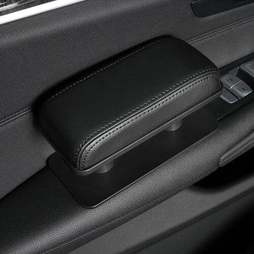 Car Armrest Left Elbow Support Universal Adjustable Anti-fatigue Pad Cushion Relieve Drivers Arm Fatigue