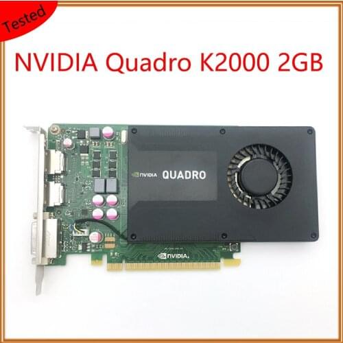 Quadro K2000 2GB For NVIDIA Professional Graphics Card for 3D Modeling, Rendering, Drawing, Design, Multi-screen Display