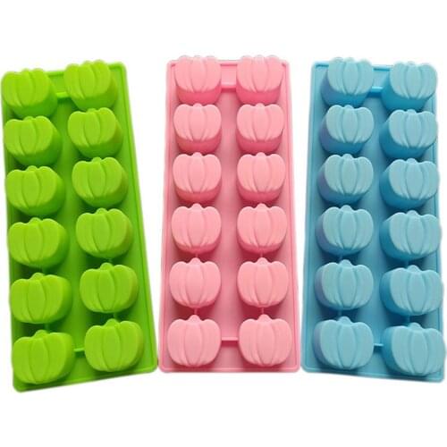 Silicone Baking Mold DIY Pumpkin Cake Chocolate Mould Chocolate Fondant Cake Decorating Tool Cooking Tool Halloween Decoration