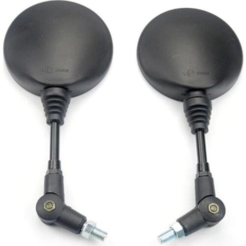 2pcs Foldable Round 10MM Scooter Rear Mirror for KTM Mirror Motocross Accessories for Bike Rearview Motorcycle Mirrors