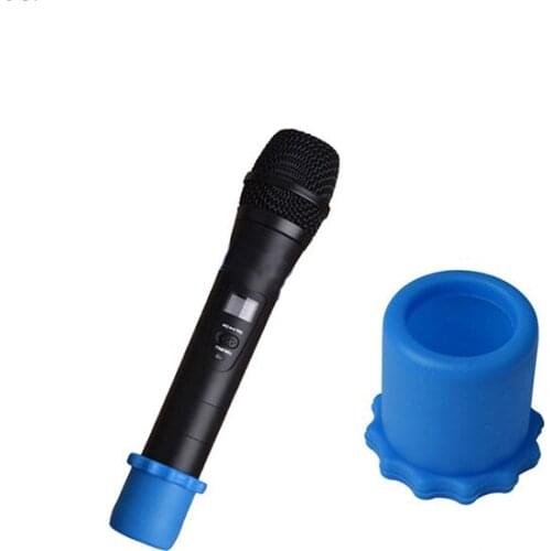 Universal Wireles Microphone Accessories Silicone Rubber Anti Slip Roller Bottom Sleeve Mic Protection For Karaoke DJ Microphone