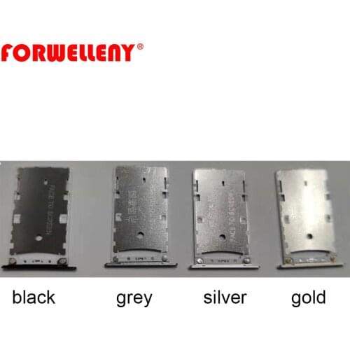 For xiaomi Xiomi redmi note4 note 4 Micro Sim Card Holder Slot Tray Replacement Adapters black silver gray gold