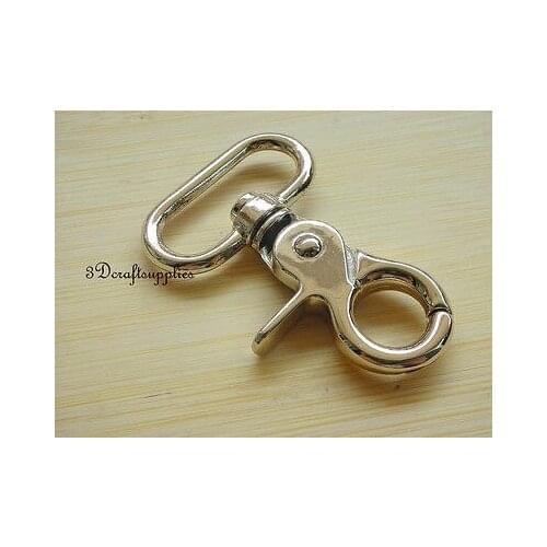 Lobster Clasps Clips Claw purse hooks Swivel snap hook light gold 38mm 6pcs AB40