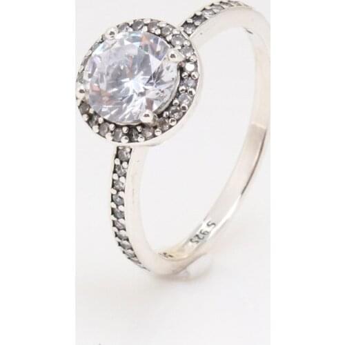 Bewill 100% 925 Sterling Silver Water Droplet Clear Cz Finger Rings For Women Wedding Engagement Jewelry Girlfriend Gift