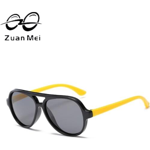 Zuan Mei Brand Children Polarized Sunglasses TR90 Baby Boy & Girl UV400 Glasses Plastic TitaniumSun Glasses For Kids ZM-C05
