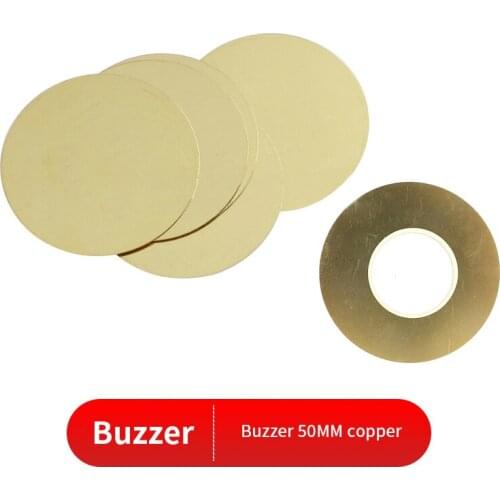 10PCS 35MM 50MM Piezo Elements buzzer Sounder Sensor Trigger Drum Disc Copper Piezo buzzers For Arduino Loudspeaker