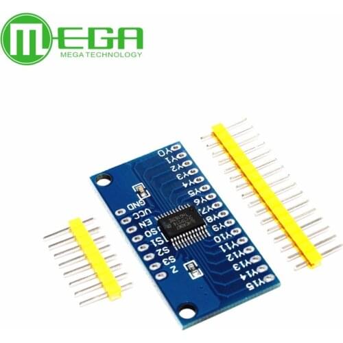 10PCS Smart Electronics CD74HC4067 16-Channel Analog Digital Multiplexer Board Module