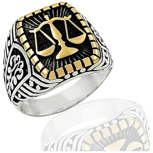 925 Silver Scales Printed Casual Rings for Men