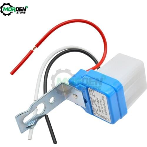 50-60Hz Switch Automatic Auto On Off Photocell street Light Switch 10A Photo Control Photoswitch Sensor DC 12V 24V AC 220V