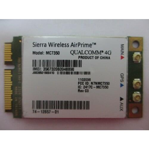 Wireless Airprime MC7350 4G LTE FDD WWAN CARD MINI PCIE NETWORK CARD