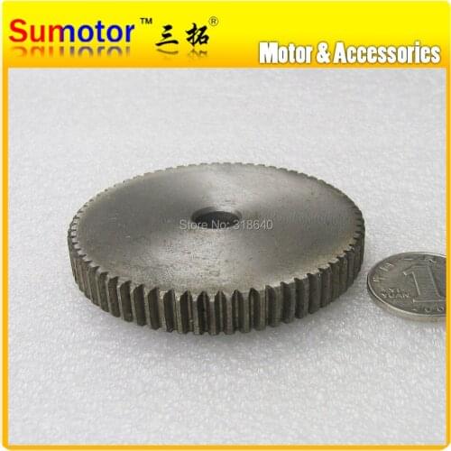 Spur Gear 1M 65T 65 Teeth Mod 1 Width 10mm Bore not large than 10.3mm Right teeth 45# steel CNC robot gear rack transmission