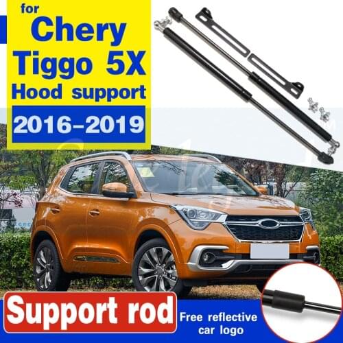 For Chery Tiggo 5X 2016 - 2019 Front Bonnet Hood Gas Struts Lift Support Shock Damper Accessories Absorber hydraulic rod strut