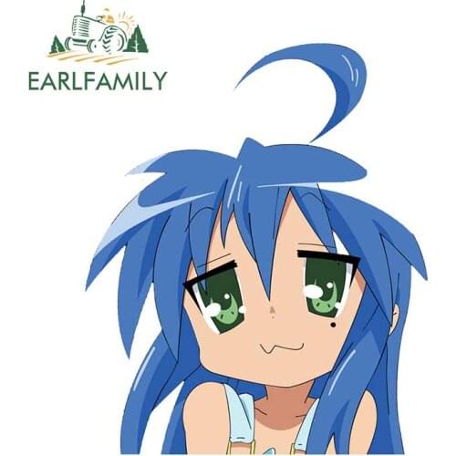 EARLFAMILY 13cm x 10.9cm For Lucky Star Car Stickers Car Accessories Decal Waterproof Sunscreen Repair Trunk Decoration
