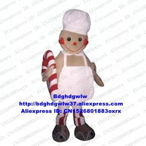 The Gingerbread Man Gingersnap Lebkuchen Gibbery Mascot Costume Cartoon Character Promotional Items Lovely Annabelle zx2593