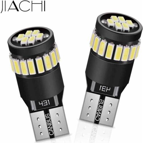 JIACHI 100 × T10 4014Chip 21LED Car Interior Bulb W5W Canbus License Plate Lights 168 194 Reading Lamp Auto Wedge Lamp White 12V