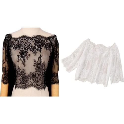 D0LF Lace Detachable Half Shirt BlouseBottoming Shirt Cover Neck Ruff Neck Collar Fake Collar Mini Cape Doll Collar Choker