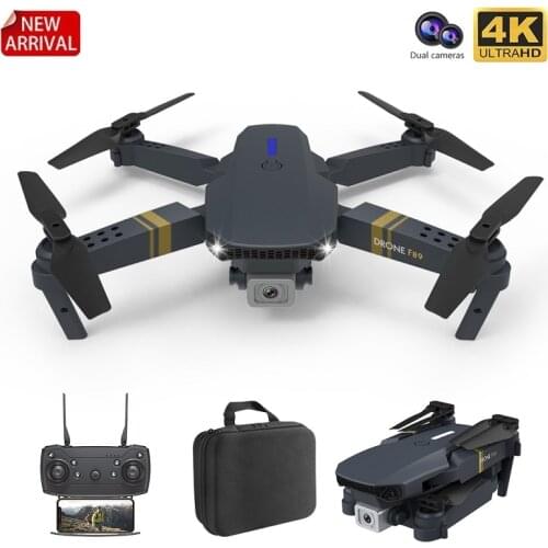 F89 Foldable Quadcopter With Wide Angle 4K 1080P 720P Dual Camera RC Drone Height Hold Long Battery Life Kids Gift Toy