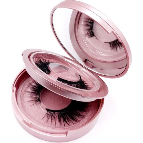 Magnetic Eyelashes with Eyeliner Natural 3D Mink False Eyelashes Liquid Eyeliner & Tweezers Set & Waterproof Eyeliner