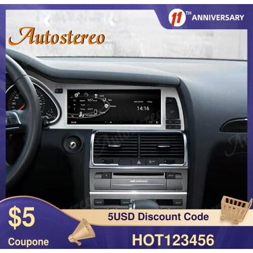 Android 10 8G RAM Carplay For Audi Q7 2005-2009 Car DVD Player GPS Navigation Auto Stereo Multimedia Player Head Unit Radio Tape