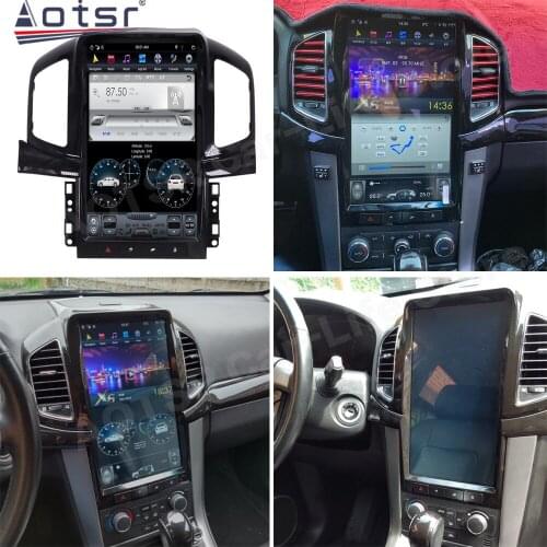 128G Tesla Screen Multimedia Stereo Android Player For Chevrolet Captiva 2013 2014 2015 2016 2017 GPS Navi Audio Radio Head Unit