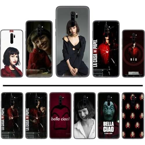Paper House Spain TV Money Heist Photo Soft Phone Case For Xiaomi Mi A1 A2 5 6 6PLUS 8 9 SE Lite MIX 2 2S MAX 2 3 Pocophone F1