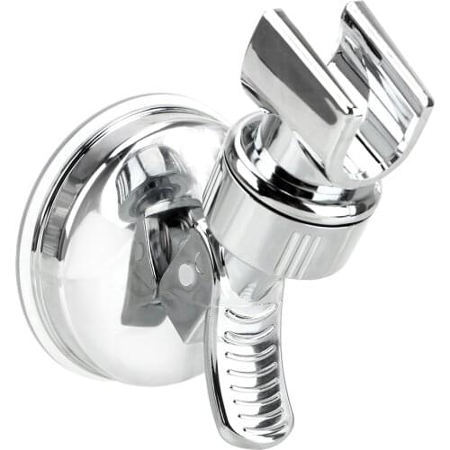 Suction Bracket Plastic Shower HeadHandset Holder Lightweight Robust Durable Adjustable Bathroom Wall Mount
