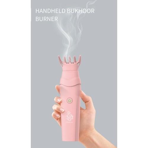 Portable Mini Electric Incense Burner USB Rechargeable Bakhoor Dukhoon Ramadan Muslim Arabic Dukhni Aroma Diffuser With Comb
