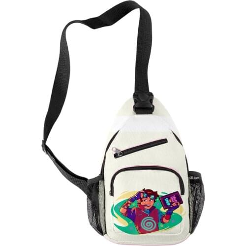 Karl Jacobs 3D Merch Shoulder Bag Crossbody Outdoor Sports One Shoulder Chest Daily Canvas Crossbody Bag