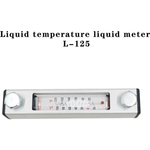 Liquid temperature liquid gauge hydraulic oil tank liquid level gauge water level gauge oil level gauge with thermometer L-125