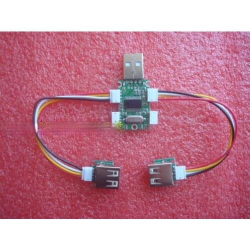 Industrial-grade USB high-speed expansion module HUB 1 to 4 Multi-interface development board free drive with power supply