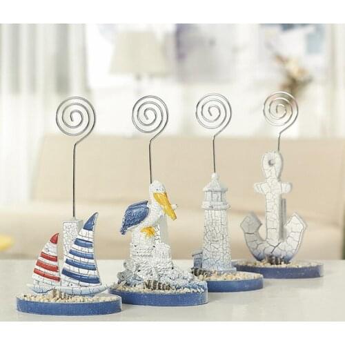 10pcs The Mediterranean Style Name Number Message Card Table Place Holder For Wedding Party Home Office Decoration New