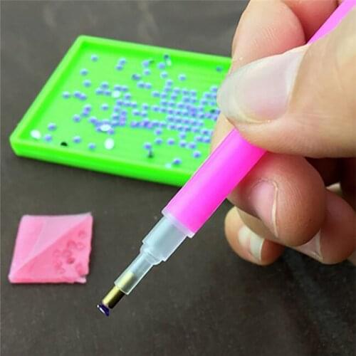 25Pcs Paste DIY Sticker Dotting Diamonds Point Pen Drilling Mud Nail Art Diamond Embroidery Tools