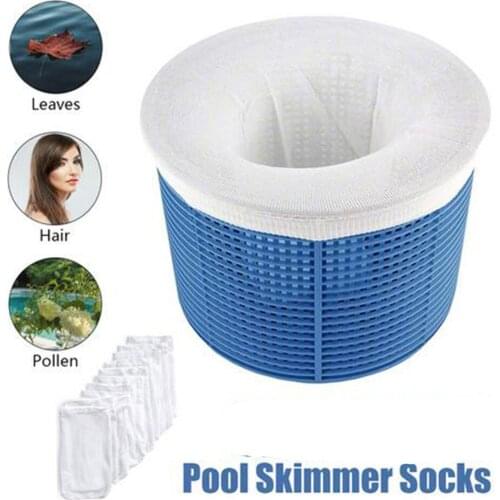 5/10pcs Pool Skimmer Socks Filters Baskets Skimmers Cleans Debris Leaves for In-ground Above Ground Pools
