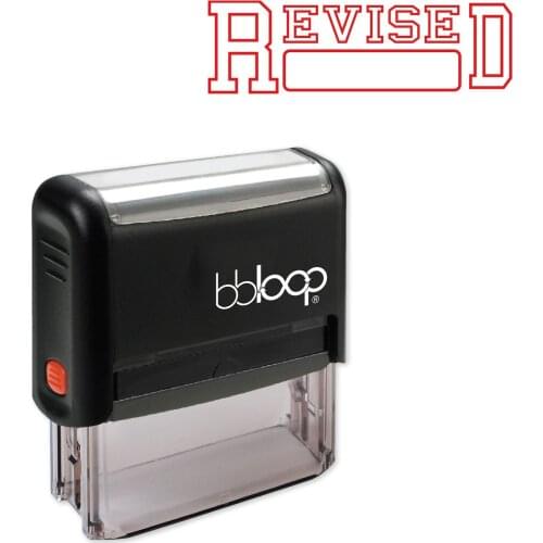 Bbloop Revised w/college Style Font and Design Self-Ink