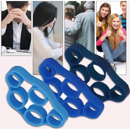 1Pc Finger Gripper Stretcher silicon finger Resistance Bands Hand Extensor Exercise Strength Trainer Set Fitness Equipment