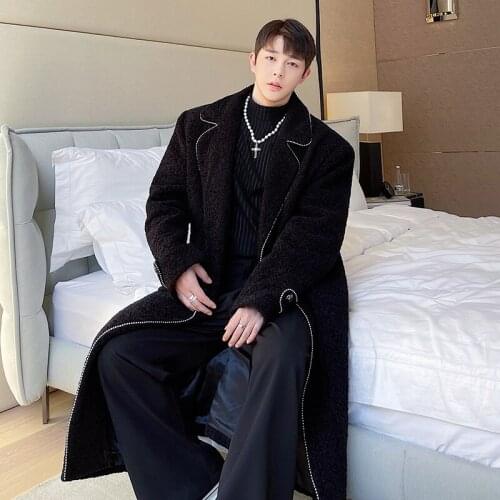 EMAIGI Mens Long Coats