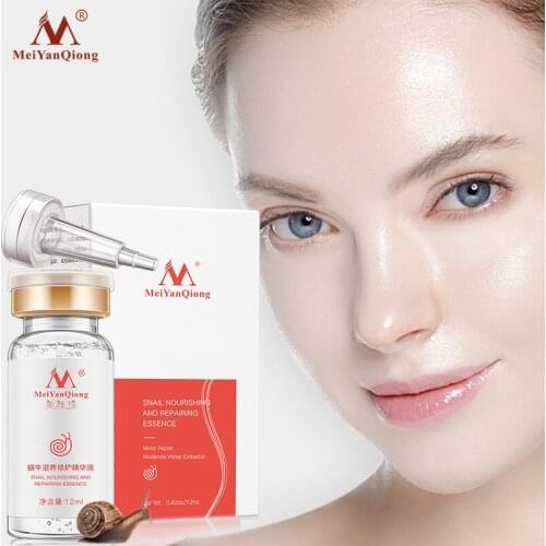 Snail 100% Essence Hyaluronic Acid Moisturizer Anti Wrinkle Aging Whitening Face Serum Shrink Pores Smooth Firm Skin Care Essenc